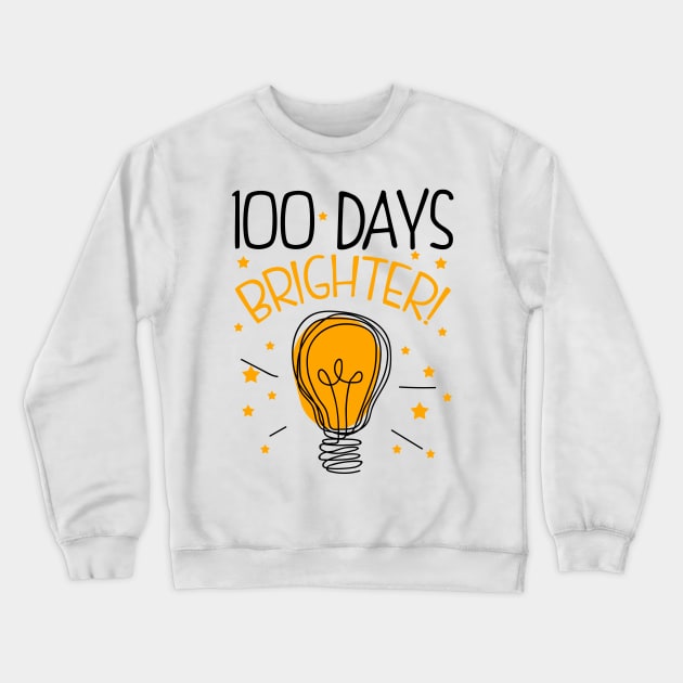 100 Days Of School Cute T-shirt Crewneck Sweatshirt by KsuAnn